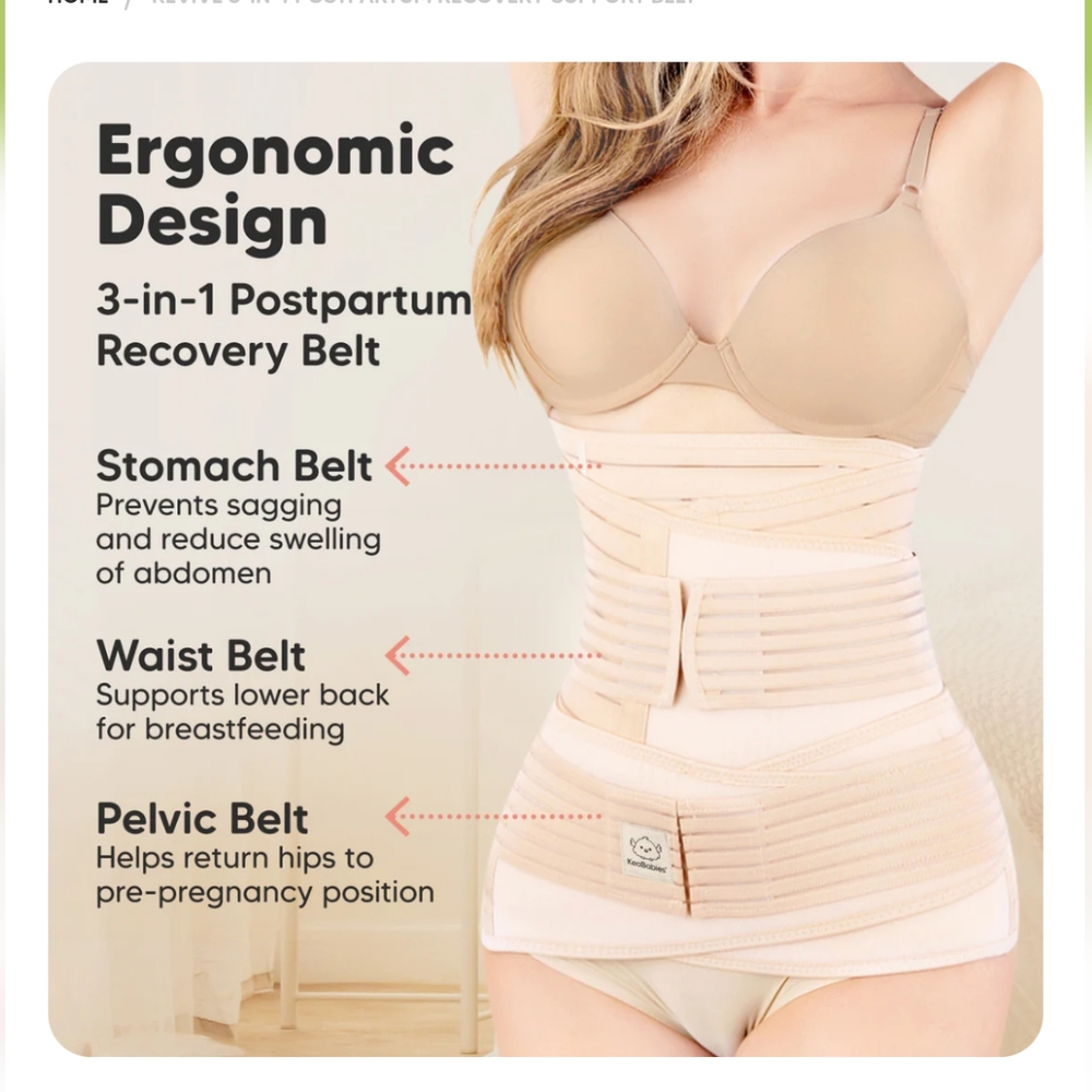 3-in-1 Postpartum Recovery Support Belt